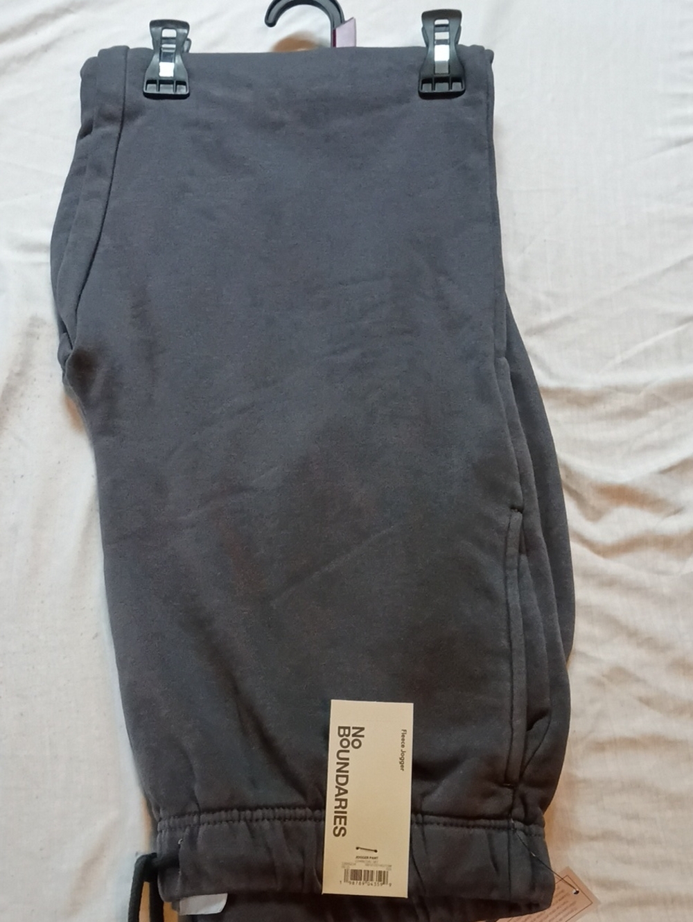 No Boundaries Charcoal Gray Jogger Sweatpants